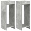 vidaXL N&ouml;v&eacute;ny&aacute;llv&aacute;ny 2 db Beton Sz&uuml;rke 30 x 30 x 80 cm M&eacute;rn&ouml;ki fa