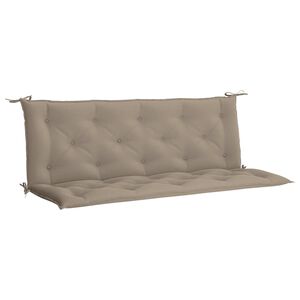 vidaXL t&oacute;psz&iacute;nű oxford sz&ouml;vet kerti padp&aacute;rna 150 x (50+50) x 7 cm