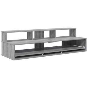 vidaXL St&uacute;di&oacute; &iacute;r&oacute;asztal Sz&uuml;rke Sonoma 152 x 42,5 x 36 cm Szerelt Fa
