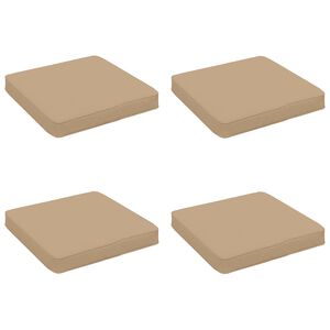 vidaXL 4 darabos &uuml;lőp&aacute;rna VUGHT 4 pcs 100% poli&eacute;szter Homoksz&iacute;n