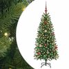 vidaXL Mű kar&aacute;csonyfa Z&ouml;ld 150 cm PE &eacute;s PVC