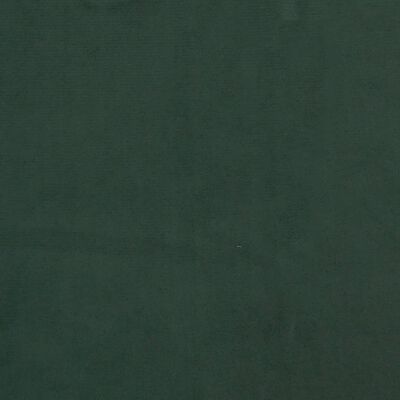 vidaXL sötétzöld bársony zsebrugós ágymatrac 120 x 190 x 20 cm