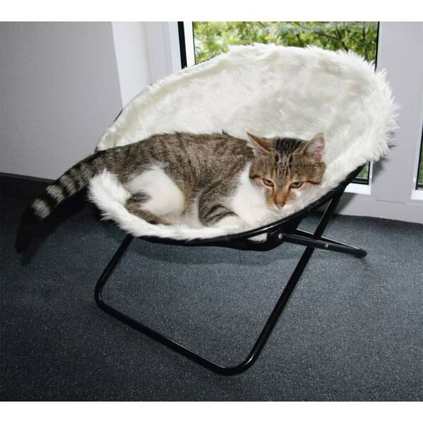 415650 Kerbl Cat Bed "Sharon" White 50 cm 82593