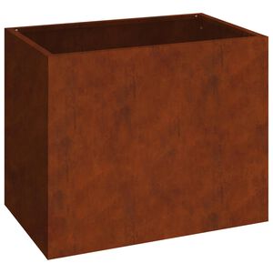 vidaXL Kerti cser&eacute;p Időj&aacute;r&aacute;s&aacute;ll&oacute; ac&eacute;l 50 x 32 x 40 cm