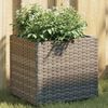 vidaXL 2 db sz&uuml;rke polyrattan kerti &uuml;ltetől&aacute;da 36x30x32 cm