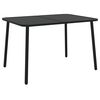 vidaXL antracitsz&uuml;rke ac&eacute;l kerti asztal 110 x 80 x 71 cm