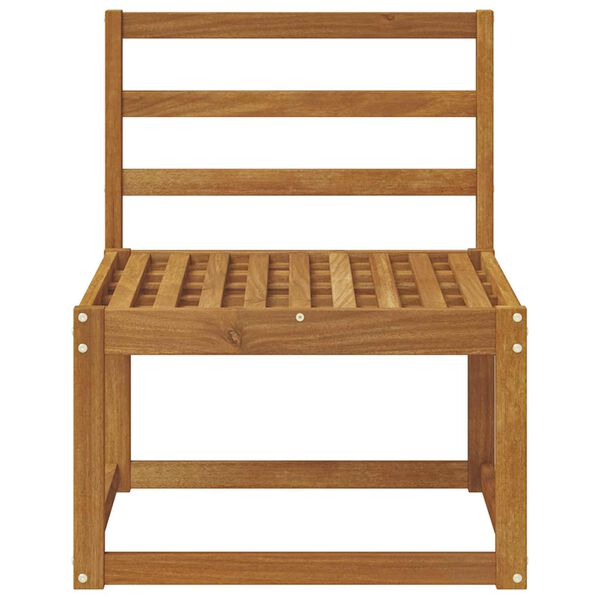 vidaXL K&uuml;lt&eacute;ri k&ouml;z&eacute;pső kanap&eacute; T&ouml;m&ouml;r Ak&aacute;cfa Term&eacute;szetes 59 x 63 x 73 cm