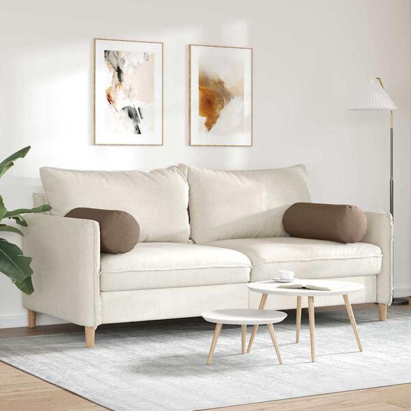 vidaXL Hengerp&aacute;rn&aacute;k 2 pcs Barna &Oslash; 25 x 70 cm sz&ouml;vet