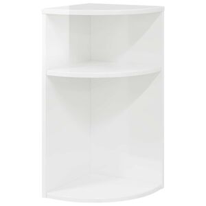 vidaXL V&eacute;gasztal Magas F&eacute;nyű Feh&eacute;r 29,6 x 29,6 x 60 cm Szerelt Fa