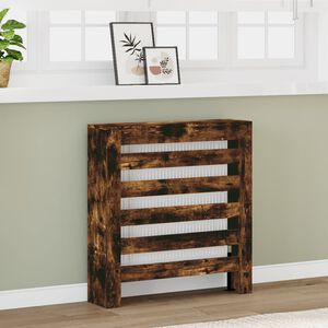 vidaXL f&uuml;st&ouml;s t&ouml;lgy sz&iacute;nű szerelt fa radi&aacute;torburkolat 78 x 20 x 82 cm