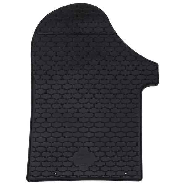 vidaXL Aut&oacute;szőnyeg 2 pcs Fekete TPE