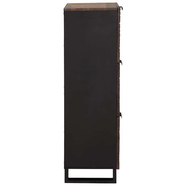 vidaXL Highboard Barna 40 x 33 x 110 cm t&ouml;m&ouml;r mang&oacute;fa