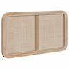 vidaXL Fejt&aacute;mla fejt&aacute;ml&aacute;val Term&eacute;szetes 100 x 55 x 3 cm Rattan