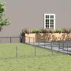 vidaXL ez&uuml;stsz&iacute;nű ac&eacute;l kutyakennel 72 m&sup2;