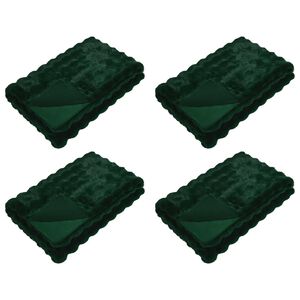 vidaXL Cs&uacute;sz&aacute;sg&aacute;tl&oacute;s műny&uacute;l takar&oacute; Olite 4 db S&ouml;t&eacute;tz&ouml;ld 130 x 150 cm