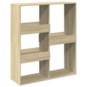 vidaXL sonoma t&ouml;lgy sz&iacute;nű szerelt fa t&eacute;relv&aacute;laszt&oacute; 100 x 33 x 115 cm