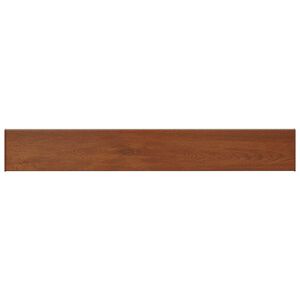 vidaXL Ablakp&aacute;rk&aacute;ny Barna fa 140 x 20 x 4,5 cm PVC
