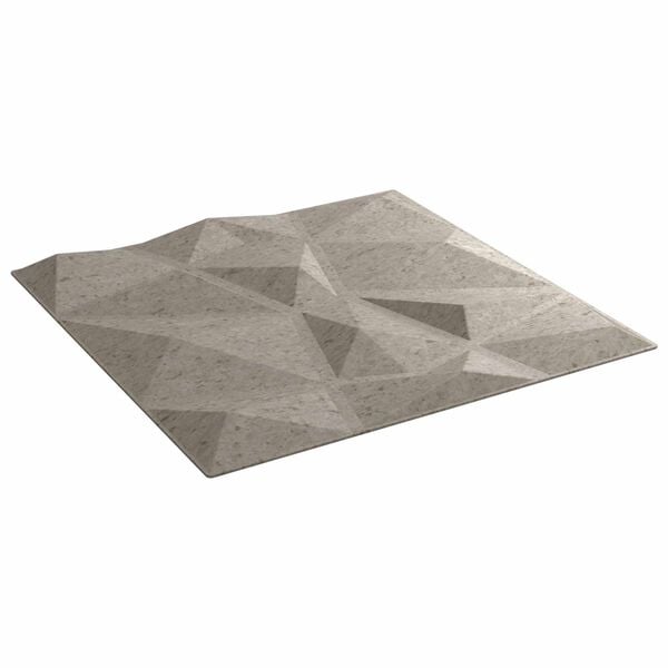 vidaXL Fali panelek 48 pcs Beton Sz&uuml;rke 50 x 50 cm XPS Hab