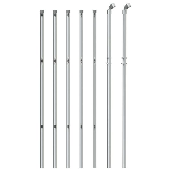 vidaXL ezüstszínű drótkerítés 1 x 10 m