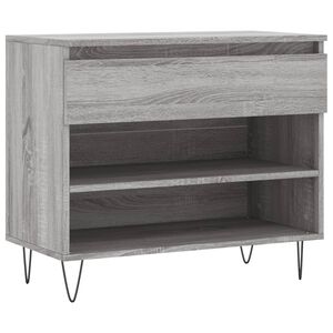 vidaXL sz&uuml;rke sonoma sz&iacute;nű szerelt fa cipősszekr&eacute;ny 70x36x60 cm