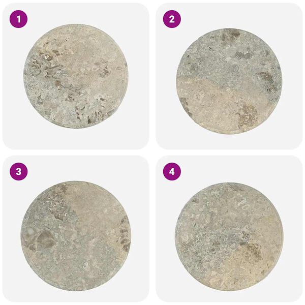 vidaXL sz&uuml;rke m&aacute;rv&aacute;ny asztallap &Oslash;50 x 2,5 cm