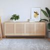 vidaXL 4 db t&ouml;m&ouml;r fenyőfa lamell&aacute;s szekr&eacute;nyajt&oacute; 61,5 x 49,4 cm