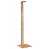 vidaXL b&eacute;zs polyrattan &eacute;s ak&aacute;cfa k&uuml;lt&eacute;ri zuhanyz&oacute; 50 x 55 x 224 cm