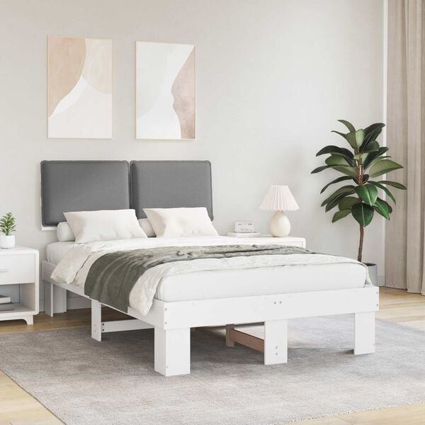 vidaXL &Aacute;gykeret K&aacute;rpitozott Fejt&aacute;ml&aacute;val Vil&aacute;gossz&uuml;rke 120 x 190 cm