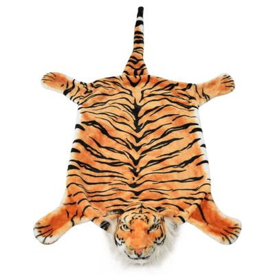 vidaXL barna plüss tigris szőnyeg 144 cm