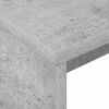 vidaXL Asztal Beton Sz&uuml;rke 109 x 50 x 78 cm Faanyag