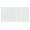 vidaXL Csipk&eacute;s F&uuml;gg&ouml;ny f&uuml;gg&ouml;ny&ouml;kkel Feh&eacute;r 200 x 750 cm Poli&eacute;szter