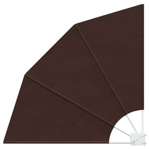 vidaXL Erk&eacute;ly adatv&eacute;delmi k&eacute;pernyő 115 x 115 cm Poli&eacute;szter Barna