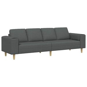 vidaXL Nappali Kanap&eacute; S&ouml;t&eacute;tsz&uuml;rke 250 x 77 x 76 cm Poli&eacute;szter
