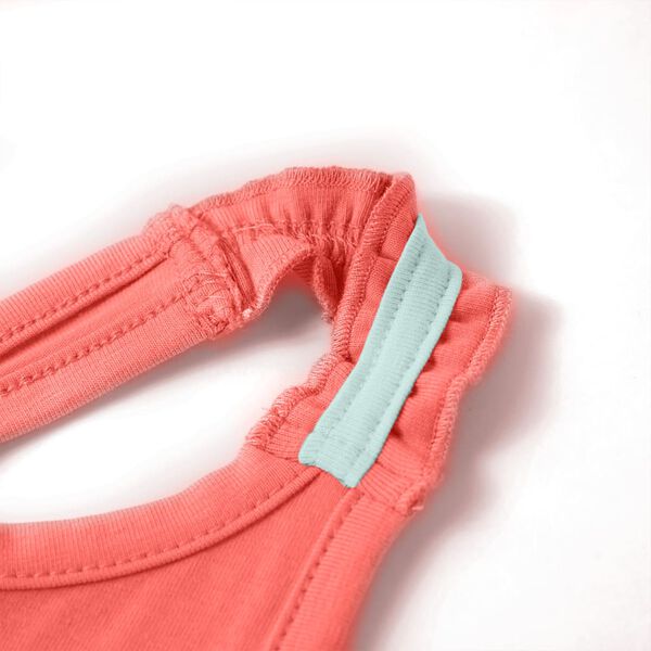 Korall sz&iacute;nű gyerek felső 116