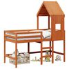 vidaXL Tetőt&eacute;ri &aacute;gykeret Viaszbarna 90 x 190 cm T&ouml;m&ouml;r fenyő