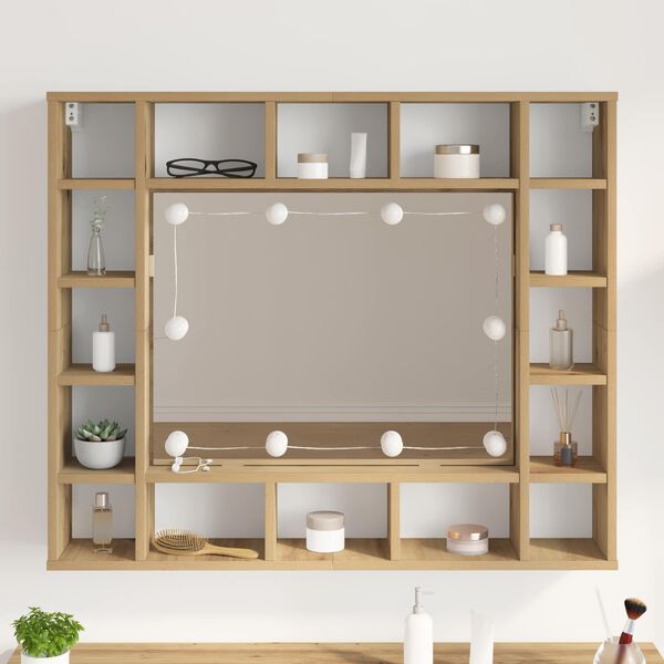 vidaXL T&uuml;k&ouml;r vil&aacute;g&iacute;t&aacute;s Feh&eacute;r 4.5 x 4.5 x 4.8 cm Műanyag