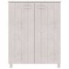 vidaXL HAMAR fehér tömör fenyőfa cipőszekrény 85 x 40 x 108 cm