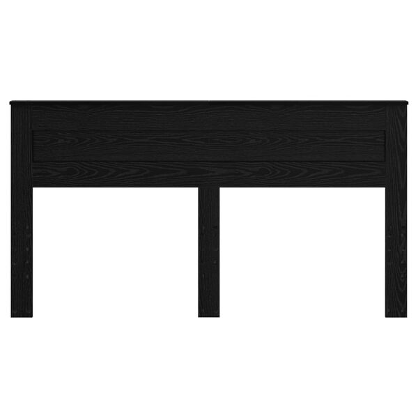vidaXL Fejt&aacute;mla Fekete t&ouml;lgy 200 cm Faanyag