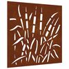 vidaXL fűmint&aacute;s corten ac&eacute;l kerti fald&iacute;sz 55 x 55 cm