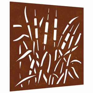 vidaXL fűmint&aacute;s corten ac&eacute;l kerti fald&iacute;sz 55 x 55 cm