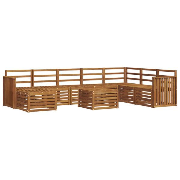 vidaXL &Uuml;lőgarnit&uacute;r&aacute;k Term&eacute;szetes T&ouml;m&ouml;r Ak&aacute;cfa