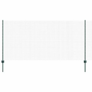 vidaXL Hegesztett dr&oacute;tker&iacute;t&eacute;s oszlopokkal 50 x 1,2 m Z&ouml;ld H&aacute;l&oacute;