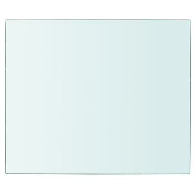 vidaXL 30x25 cm átlátszó panel üvegpolc