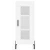 vidaXL feh&eacute;r szerelt fa magasszekr&eacute;ny 34,5x34x180 cm