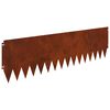 vidaXL Fűszeg&eacute;lyez&eacute;s 20 pcs 103 x 30 cm Ac&eacute;l Rozsd&aacute;s