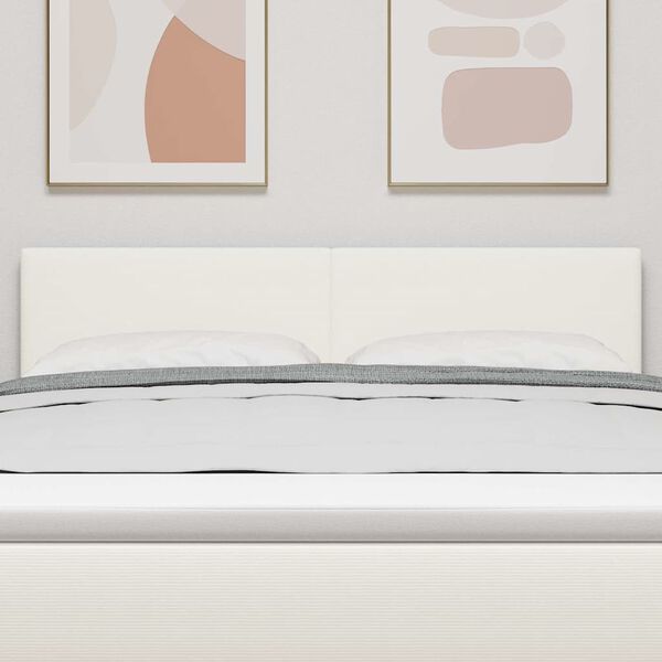 vidaXL LED &aacute;gyt&aacute;mla LED -es l&aacute;mp&aacute;kkal Kr&eacute;m 160 cm Poli&eacute;szter