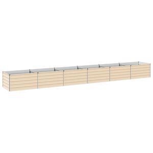 vidaXL Emelt kert &aacute;gy&aacute;s &Iacute;v&oacute; 600 x 80 x 55 cm hidegen hengerelt ac&eacute;l