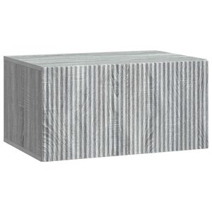 vidaXL Fali TV szekr&eacute;ny Sz&uuml;rke Sonoma 59,5 x 41 x 30 cm Szerelt Fa