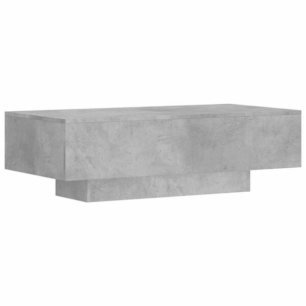 vidaXL betonszürke szerelt fa dohányzóasztal 100x49,5x31 cm