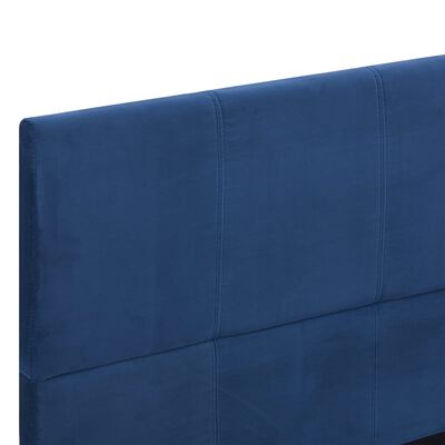 vidaXL kék szövetkárpitozású ágykeret 140 x 200 cm